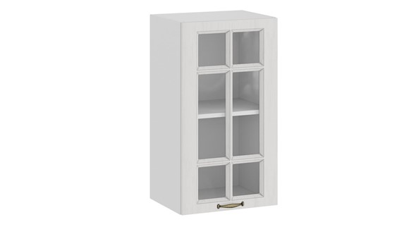 Кухонный навесной шкаф Лина 1В4С (Белый/Белый) в Салехарде - изображение