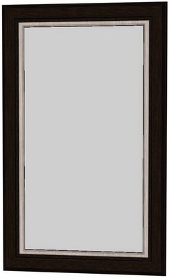 Настенное зеркало ЗП1, цвет Венге, 000026503 в Салехарде - изображение