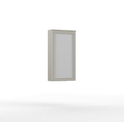 Шкаф навесной фасад зеркало, Bella (Б-ШН зр) в Надыме - изображение