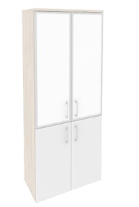 Шкаф O.ST-1.2R white, Денвер светлый/Белый в Лабытнанги