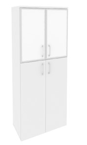 Шкаф O.ST-1.7R white, Белый бриллиант в Салехарде