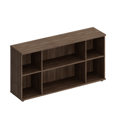 Каркас шкафа комбинированного низкого Комфорт, дуб шамони темный (154x38x75) К.521 в Салехарде - изображение