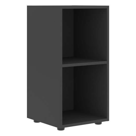 Низкий шкаф колонна с глухой дверью левой FORTA Графит-Дуб Гамильтон  FLC 40.1 (L) (399х404х801) в Салехарде - изображение 1