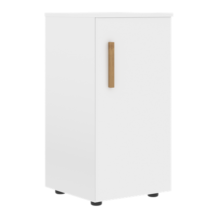 Низкий шкаф колонна с глухой дверью правой FORTA Белый FLC 40.1 (R) (399х404х801) в Салехарде - изображение