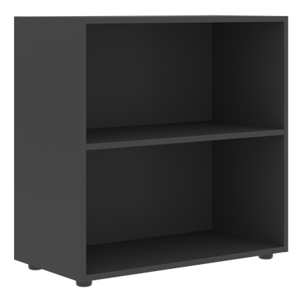 Шкаф широкий низкий FORTA Черный Графит FLC 80 (798х404х801) в Салехарде - изображение