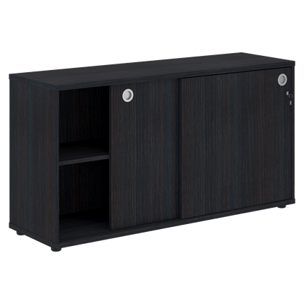 Шкаф со слайд-дверьми XTEN Дуб юкон XLC 1443 (1406х430х750) в Новом Уренгое - изображение