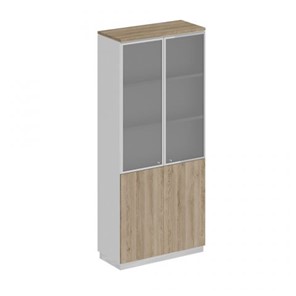 Шкаф для документов двери стекло Speech Cube (90x40x203.4) СИ 308 ДС БП ДС/ХР в Лабытнанги