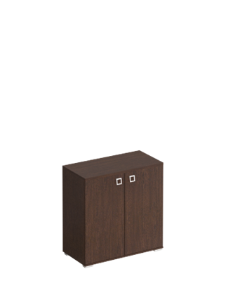 Шкаф для документов низкий закрытый Cosmo, венге Виктория (90,2х44,2х89,7) КС 308 в Салехарде - изображение