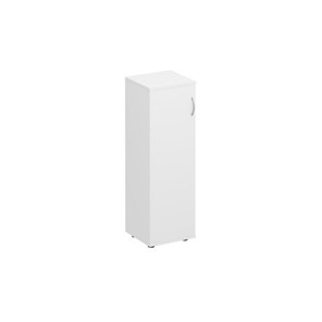 Шкаф для документов средний узкий закрытый Комфорт КФ, белый премиум (40x38x123) К.359 БП в Ноябрьске