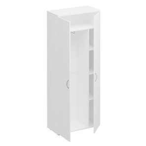 Шкаф для одежды с дополнением Комфорт, белый премиум (80х38х200) К 531 в Салехарде