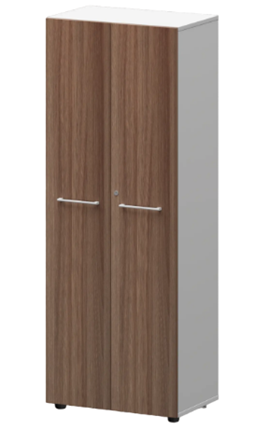 Шкаф с 2-мя дверьми Kortez KZS-46, Темный шимо/белый брилиант в Салехарде - изображение