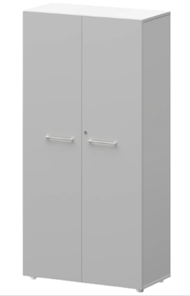 Шкаф распашной с 2-мя дверьми Kortez СМШ48F, Белый брилиант в Салехарде