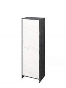 Распашной шкаф-гардероб Festus FI-621.G, Древесина Графит/Мрамор Леванто белый в Надыме
