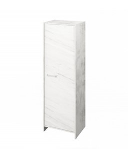 Распашной шкаф-гардероб Festus FI-621.G, Хромикс белый/Мрамор Леванто белый в Салехарде