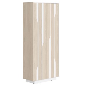 Шкаф для одежды LINE Дуб-светлый-белый СФ-574401 (900х430х2100) в Надыме