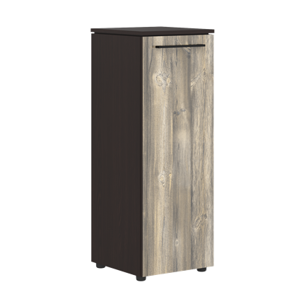 Шкаф средний MORRIS Дуб Базель/Венге Магия MMC 42.1 (429х423х1188) в Салехарде - изображение