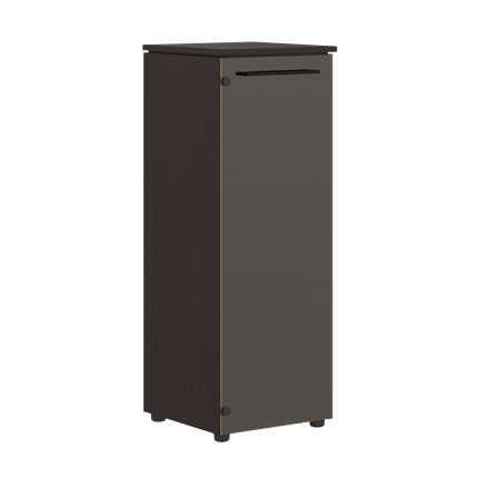 Шкаф средний MORRIS Дуб Базель/Венге Магия MMC 42.2 (429х423х1188) в Салехарде - изображение