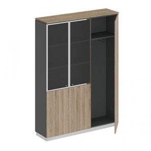 Шкаф комбинированный с гардеробом Bravo (150.2x40x203.4) СИ 310 ДС АР ДС/ХР в Салехарде