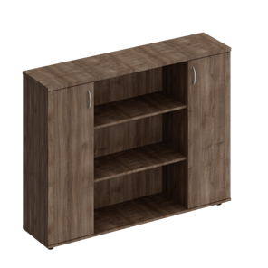 Шкаф комбинированный средний Комфорт, дуб шамони темный (154x38x115.6) К.529 в Надыме