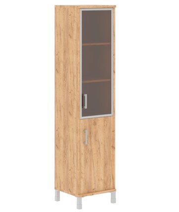 Шкаф Born В 431.4 R правый колонка комбинированная 475х450х2054 мм, Дуб Бофорд в Салехарде - изображение