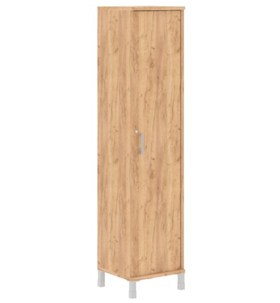 Шкаф для офиса Born В 431.7(RZ) колонка высокая с замком в глухой двери 475х450х2054 мм, Дуб Бофорд в Лабытнанги - изображение