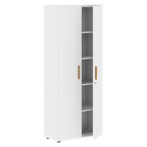 Шкаф широкий высокий FORTA Белый FHC 80.1(Z) (798х404х1965) в Салехарде