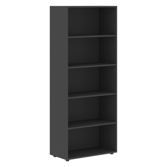 Широкий шкаф высокий FORTA Черный Графит FHC 80.1(Z) (798х404х1965) в Салехарде - изображение 1