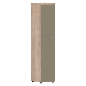 Шкаф TORR LUX TLHC 42.1 колонка с глухой дверью и топом 435х452х1958 Дуб Каньон/ Капучино в Тарко-Сале