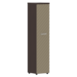 Шкаф-стеллаж TORR LUX TLHC 42.1 колонка с глухой дверью и топом 435х452х1958 Венге/ Капучино в Надыме