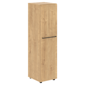 Шкаф узкий средний с глухой дверью LOFTIS Дуб Бофорд LMC 40.1 (400х430х1517) в Губкинском