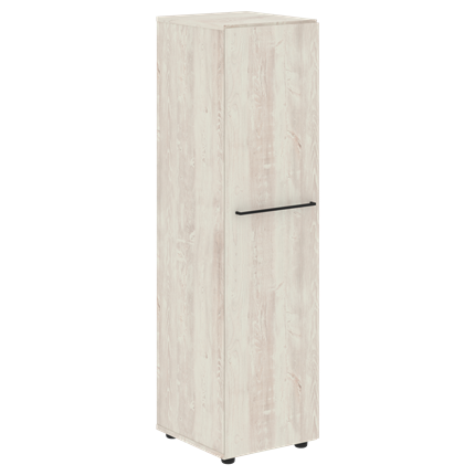 Шкаф с глухой дверью узкий средний LOFTIS Сосна Эдмонт LMC 40.1 (400х430х1517) в Салехарде - изображение
