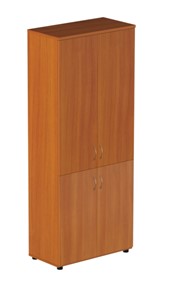 Шкаф высокий Референт Р.Ш-2Д, 4 двери, вишня в Лабытнанги