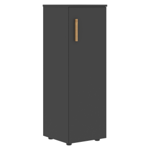 Средний шкаф колонна с глухой дверью правой FORTA Черный Графит  FMC 40.1 (R) (399х404х801) в Тарко-Сале