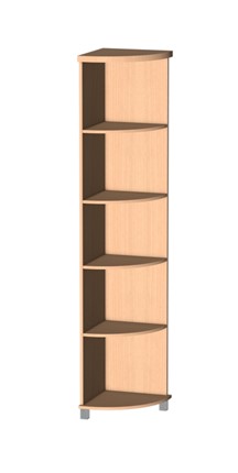 Стеллаж угловой Премиум Пр.У-1, бук в Салехарде - изображение