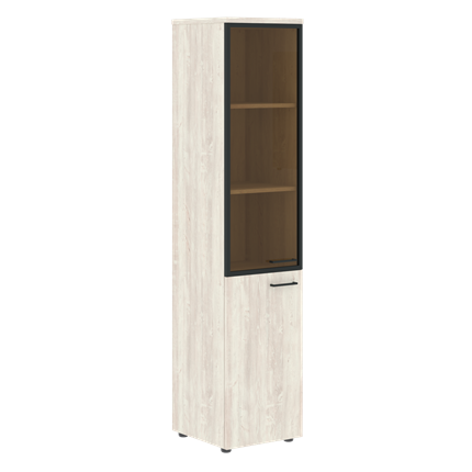 Узкий шкаф левый XTEN сосна Эдмонд XHC 42.7.1 (L)  (425х410х1930) в Новом Уренгое - изображение