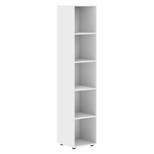 Высокий шкаф с  дверью колонна FORTA Белый FHC 40.2 (L/R) (399х404х1965) в Салехарде - изображение 1