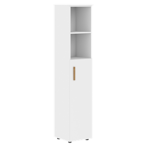 Высокий шкаф колонна с глухой средней дверью правой FORTA Белый FHC 40.5 (R) (399х404х1965) в Ноябрьске