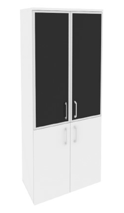 Шкаф O.ST-1.2R black, Белый бриллиант в Лабытнанги - изображение