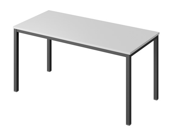 Письменный стол СL-32 (Белый/каркас антрацит) в Тарко-Сале - изображение