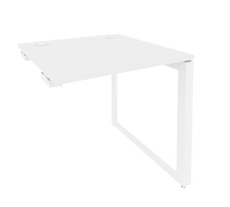 Приставной стол O.MO-SPR-0.8 Белый/Белый бриллиант в Салехарде