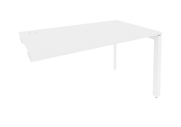 Приставной стол O.MP-SPR-3.8 Белый/Белый бриллиант в Салехарде - изображение