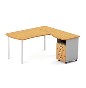 Угловой письменный стол Boston DIR-200 (металлический каркас) в Надыме