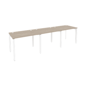 Стол на металлокаркасе O.MP-RS-3.1.7 (Белый/Дуб аттик) в Лабытнанги