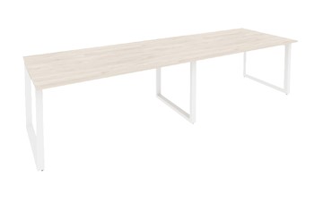 Стол для совещаний Riva O.MO-PRG-2.4 Белый/Денвер светлый в Лабытнанги