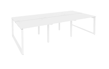 Письменный стол O.MO-D.RS-6.1.7, Белый/Белый бриллиант в Салехарде
