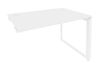 Стол приставной к тумбе O.MO-SPR-4.8 Белый/Белый бриллиант в Салехарде