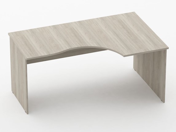 Угловой стол Twin 12.11.16Л,  дуб Сантана 1590х1000(680)х751 в Салехарде - изображение