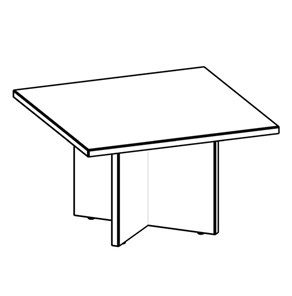 Конференц-стол ТСТ 1212 Z (1200x1200x750) в Тарко-Сале