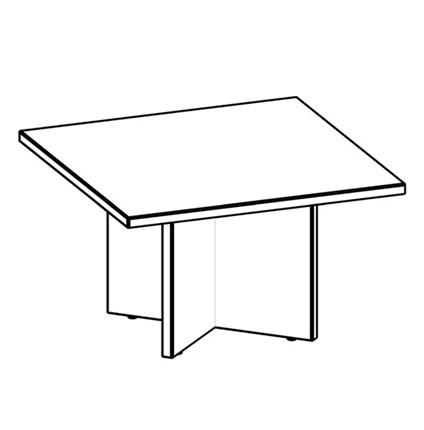Конференц-стол ТСТ 1212 Z (1200x1200x750) в Ноябрьске - изображение