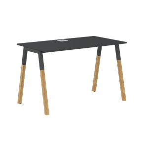 Письменный стол FORTA Черный Графит-Черный Графит-Бук  FST 1167 (1180х670х733) в Новом Уренгое